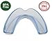 Power Play Mouth Guard. Moldable strapless single mouthguard for sports: hockey, football, boxing, basketball, mma, wrestling. Include mouth guard case. Fits Youth and Adults.