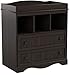 South Shore 2-Drawer Changing Table with Open Storage, Espresso