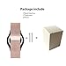 Cbin Smartwatch Samsung Gear S2 Classic/Gear Sport Band, Stainless Steel Magnetic Mesh Milanese Loop Closure Replacement Band For Samsung Gear Sport SM-R600 & Gear S2 Classic SM-R732 SM-R735 Rose Gold