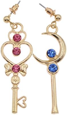 Anime Sailor Moon Earrings Charm Wand Accessory