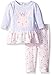 Rene Rofe Baby Girls' 2 Piece Dress and Legging Set, Princess Pink Bunny, 0-3 Months
