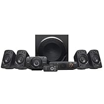 Logitech Z906 - Sistema de altavoces 5.1 con sonido envolvente, 500 W, mando inalámbrico, DVD, Blu-ray, color negro