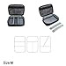 BUBM 3pcs/Set Travel Cable Organizer, Portable Cord Cable Gear Organizer Electronic Accessories Case