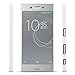 SLEO Sony Xperia XZ / XZs Case - Rubberized Hard PC Back Case Cover for Sony Xperia XZ / XZs Phone - White