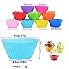 Silicone-Cupcake-Moulds-Cdycam-27-Pcs-Mini-Reusable-Baking-Cases-Cups-Non-Stick-and-Heat-Resistant-Bakeware-Muffin-Puddings-Jelly-Molds-for-Home-Baking-and-Afternoon-Tea-Party Silicone Cupcake Moulds, Cdycam 27 Pcs Mini Reusable Baking Cases Cups Non Stick and Heat Resistant Bakeware Muffin…