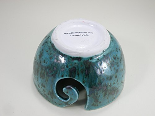 Large Pottery Yarn Bowl Knitting Bowl Crochet Bowl Lead free Glaze