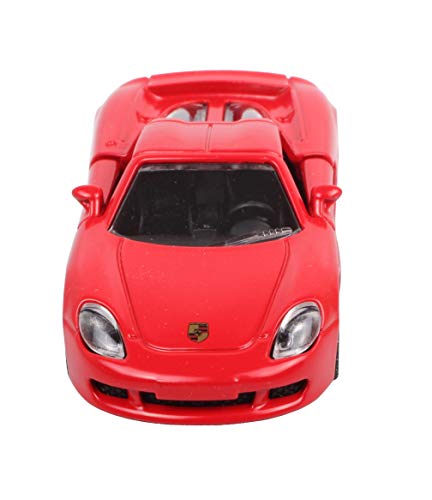 siku 1001, Porsche Carrera GT Sportwagen, Metall/Kunststoff, Rot, Öffenbare Türen, Spielzeugauto für Kinder – Bild 7