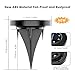 PREKIAR Solar Ground Lights, 8LED 800mah Solar Pathway Lights Outdoor IP65 Waterproof Garden Landscape Lighting for Yard Deck Lawn Patio Walkway-6000K (4 PACK)