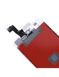 Brinonac - Juego completo de digitalizador de pantalla táctil para iPhone 5S de 4,0 pulgadas (incluye protector de pantalla de cristal templado, herramientas e instrucciones)