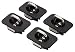Bull Ring 4028 Retractable Truck Bed Rail Tie Down Anchors, Ford Flush Fit for 1997-2014 F-150 & 1998-2016 Super Duty, 2 Pair