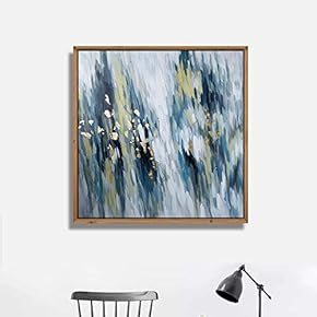 Framed Canvas Wall Art for Living Room, Bedroom Texture Canvas Prints for Home Decoration Ready to Hang - 16x16 inches
