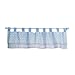 Trend Lab Logan Window Curtain Valance, Blue