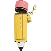 Cute special shaped keychains fun coin purse yellow lipstick holder money pouch bag charm Microfiber leather
