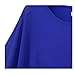 Fashion Story Women Casual T-Shirt Short Sleeve Chiffon Top Crew Loose Blouse Bat Sleeve