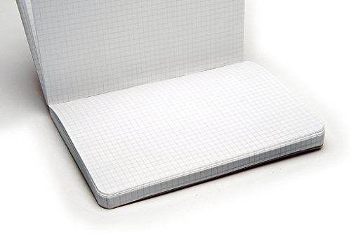Miquelrius Soft Bound Medium Journal, 300 Sheets/600 Graph Pages, 6 x 8 (Red) - Thumbnail 2