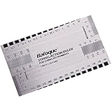 String Action Ruler Gauge Tool for Electric Bass and Acoustic Guitar