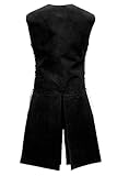 Pingstore Men's Medieval Sleeveless Waistcoats Costume Renaissance Victorian Waistcoats Vests