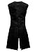 Pexlaxy Men's Medieval Sleeveless Waistcoats Costume Renaissance Victorian Waistcoats Vests,Red,Medium