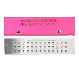 YaeTek 39 Holes Drawplate, Tungsten Carbide Wire Draw Plate for Jewelry Making Round 2.80 Millimeters to 0.26 Millimeters