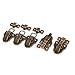 uxcell A15123000ux0413 Toggle Latch Furniture Suitcase Box Drawer Lock Chest Toggle Latch Hasp 5Pcs