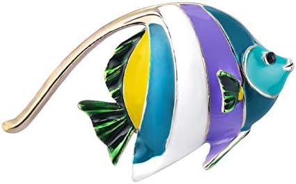 魚 かわいい おしゃれ 合金 ブローチ レディース 人気 グレース 専用アクセサリーケース付き 高級感 上品 プレゼント結婚式 入学式 記念日 卒業式 一部予約