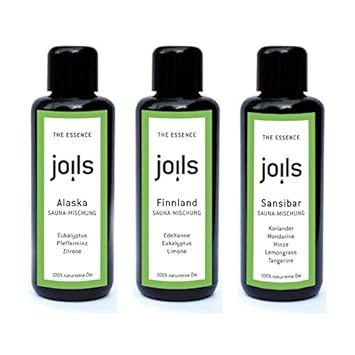 Kennenlern-Set Sauna-Aufgüsse, naturrein, 3x 50ml, 100% naturreines Öl für Ihre Sauna