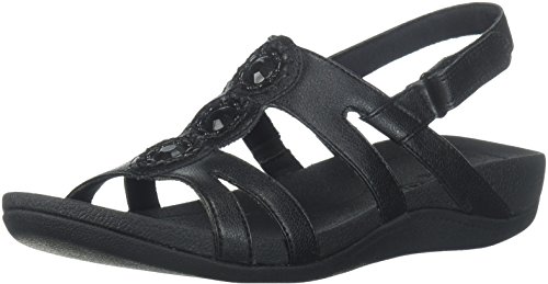 Clarks women s pical serino platform, black leather, 9 …