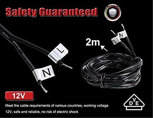 GreenClick 12V Low Voltage Landscape Lights, LED Landscape Spotlight 6.5ft Cable 3W Outdoor Spot Lights IP65 Waterproof Landscape Lighting Garden Tree Pathway Lights with Spike Stand(4 Pack) - Thumbnail 5