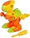 Dinosaur Toys STEM Building Toys - 3 Pack Take Apart Toys with Tools and 3 Pack Bonus Realistic Dinosaur Figures, Preschool Learning Toys for Boys Kids Age 3, 4 and 5+ Years Old