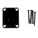 (E23) Universal Guitar Neck Plate Fits Tele Strat Jaguar ,Black
