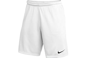 Nike Youth Park III Shorts, White/Black, Large