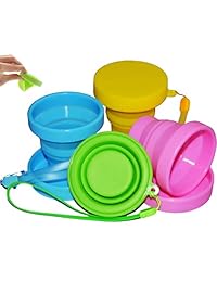 Taza plegable de silicona de grado alimentario sin