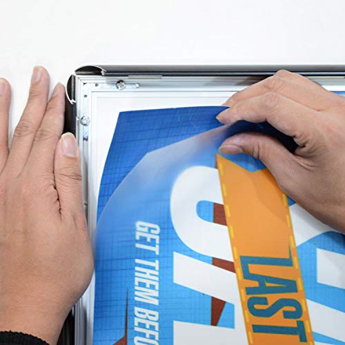 image for T-SIGN 24 x 36 Inches Aluminum Snap Poster Frame Inclueds White Dry Ea