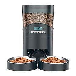 Cat Feeder, HoneyGuaridan 6.5L Automatic Pet Feeder