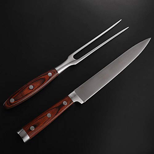 Barbecue Fork Tool Set Knife Stainless Steel Barbecue Carving Outdoor Durable Fork And Knife Set Camping Picnic
