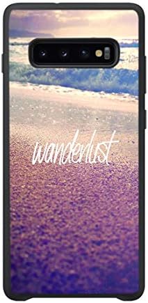 AOFFLY Case for Samsung Galaxy S10 Plus - Beach Wanderlust - Shock Absorption Protection Phone Cover Case