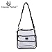 Medium Clear Shoulder Messenger Bag - NFL Stadium Approved Crossbody - Multiple Pockets - Adjustable Shoulder Strap