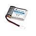 HOBBYTIGER 6-Pack 3.7V 150mAh Battery with 6-in-1 Charger for Eachine E010 JJRC H36 Mini UFO Quadcopter Drone (Black)