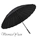 VeronicaYuan Golf Umbrella - 24 Ribs Sturdy Windproof Umbrella - High Grade, for Rain & Sun