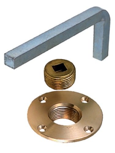 PLUG GARBOARD DRAIN BRONZE