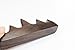 Easyou Black Catalpa Calligraphy Brush Holder Chinese Brush Rack 9x2x4.5cm(3.5