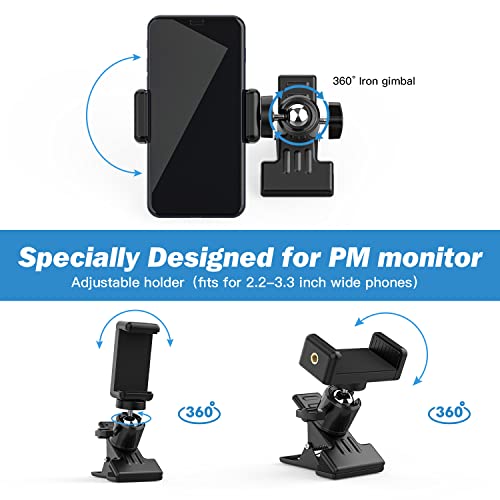 Adjustable Phone Holder for Concept 2 Rowing Machine, Rotatable Phone