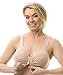 Carole Martin Full-Freedom Front Closure Bra, Perfect Wireless Cotton and Spandex Sleep Bras for Women