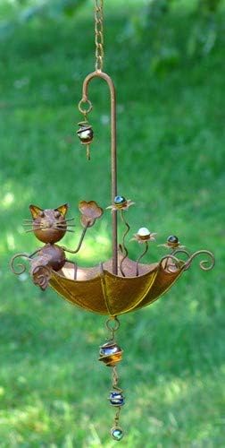 Amazon Com Zaer Ltd Hanging Umbrella Bird Feeder Decorations