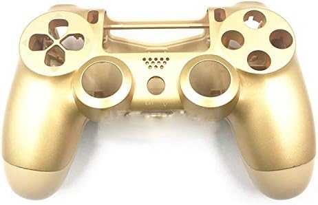 Front+Back Shell Housing Case Cover Protector for Sony PS4 Pro Wireless Dualshock 4 Pro Controller JDS040 JDM-040 Upper Housing Shell Case (Gold)