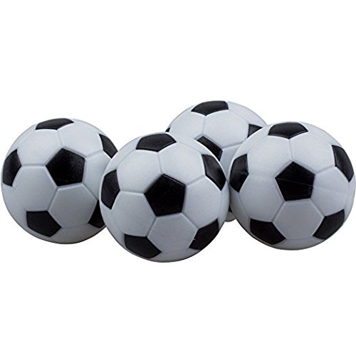WIN Table Soccer Foosballs Replacements Black and White Soccer Balls Set Of 8 PCS - Thumbnail 3