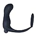Anal Vibrator, Mosunx Silicone Waterproof G Point Stimulate Prostate Massager (Black)