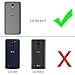 LG Aristo Case, LG Fortune/Phoenix 3/MS210 M210/k8 2017/Risio 2/ Rebel 2 LTE Case Clear,Anoke Cute Thin Slim Mandala Protective Cell Phone Cases Cover with Screen Protector for Girls Women LG LV3 Mint