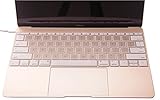 CaseBuy MacBook Pro 13 Keyboard Protector Cover Skin for New Macbook 12 Inch A1534 and New MacBook Pro 13 Inch A1708 (2016 Version, No TouchBar)(Hollow Gold)