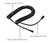 Compact Speaker Mic with Reinforced Cable for Motorola Vertex Radios VX-180 VX-210 VX-410 VX-424 VX-231 VX-261 VX-264 VX-351 VX-354 VX-451 VX-454 VX-459 EVX-531 EVX-534 539, Shoulder Microphone